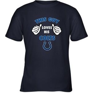 This Guy Loves His Indianapolis Colts Shirts Youth T-shirt